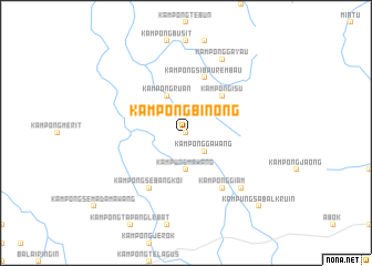 map of Kampong Binong