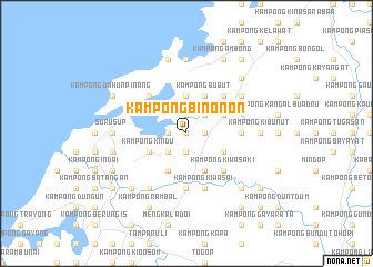 map of Kampong Binonon