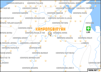 map of Kampong Binyah