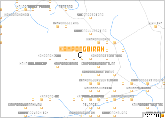 map of Kampong Birah