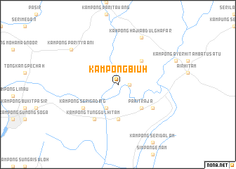 map of Kampong Biuh