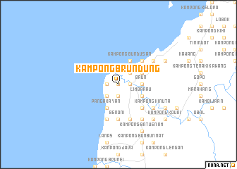 map of Kampong Brundung