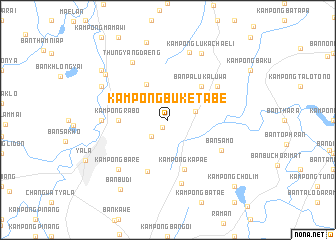 map of Kampong Buketabe