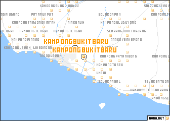 map of Kampong Bukit Baru