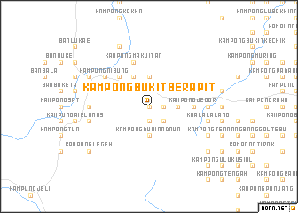 map of Kampong Bukit Berapit
