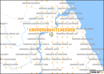 map of Kampong Bukit Cherana