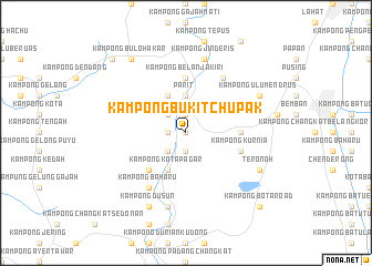 map of Kampong Bukit Chupak
