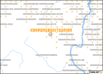 map of Kampong Bukit Durian