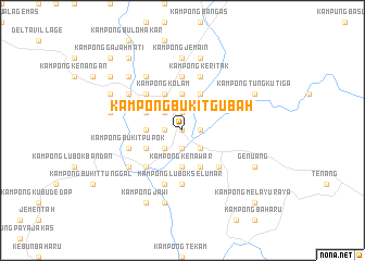 map of Kampong Bukit Gubah