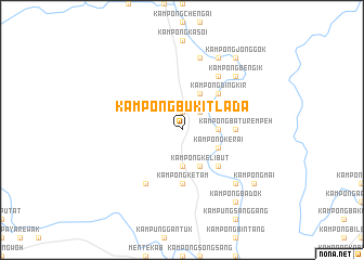 map of Kampong Bukit Lada