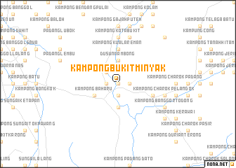 map of Kampong Bukit Minyak