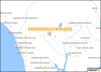 map of Kampong Bukit Panjang