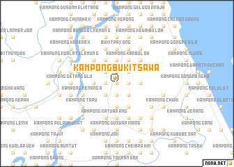 map of Kampong Bukit Sawa