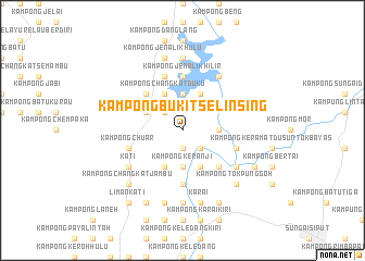 map of Kampong Bukit Selinsing