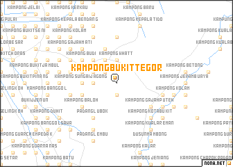 map of Kampong Bukit Tegor