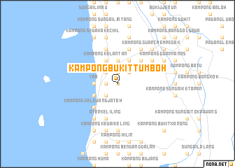 map of Kampong Bukit Tumboh