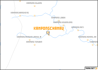 map of Kampong Chamau