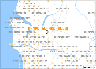 map of Kampong Charok Klubi