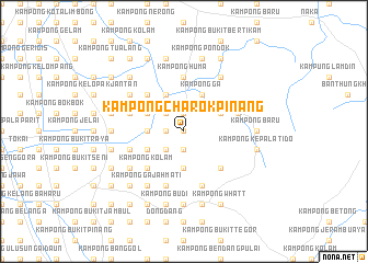 map of Kampong Charok Pinang