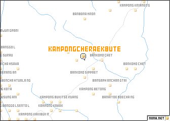 map of Kampong Cheraekbute