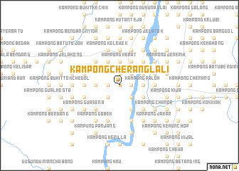 map of Kampong Cherang Lali