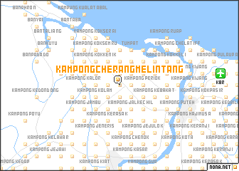 map of Kampong Cherang Melintang