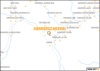 map of Kampong Cherpai