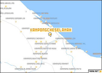 map of Kampong Che Selamah
