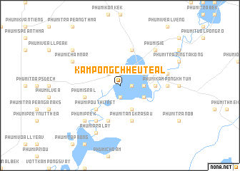 map of Kâmpóng Chheutéal