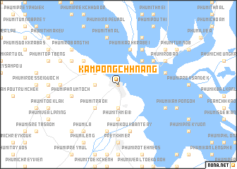 map of Kâmpóng Chhnăng