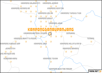 map of Kampong Danau Panjang