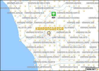 map of Kampong Derga