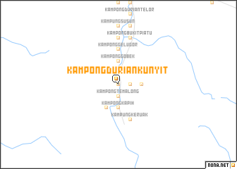 map of Kampong Durian Kunyit