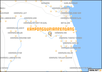 map of Kampong Durian Rendang