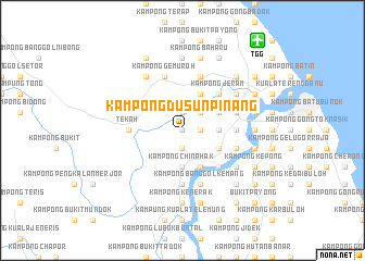 map of Kampong Dusun Pinang