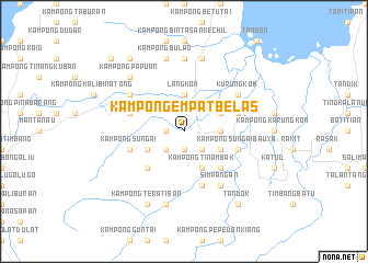 map of Kampong Empatbelas