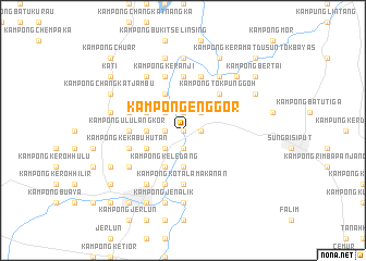 map of Kampong Enggor