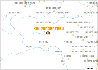 map of Kampong Entubu