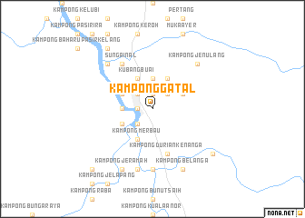 map of Kampong Gatal