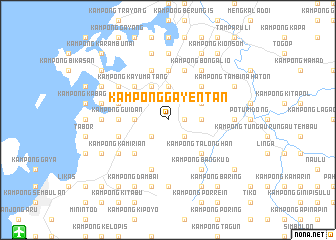 map of Kampong Gayentan