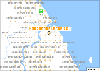 map of Kampong Gelong Bilal