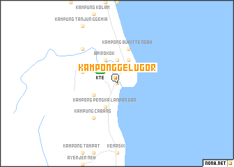 map of Kampong Gelugor