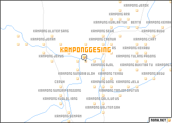 map of Kampong Gesing