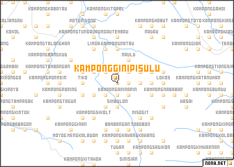 map of Kampong Ginipis Ulu