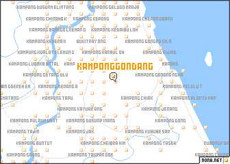 map of Kampong Gondang