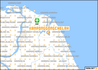 map of Kampong Gong Chelah