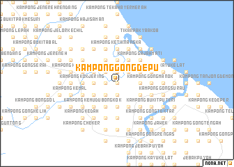map of Kampong Gong Depu