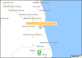 map of Kampong Gong Gemia