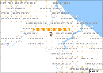 map of Kampong Gong Kala