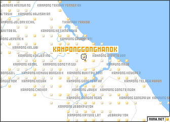 map of Kampong Gong Manok